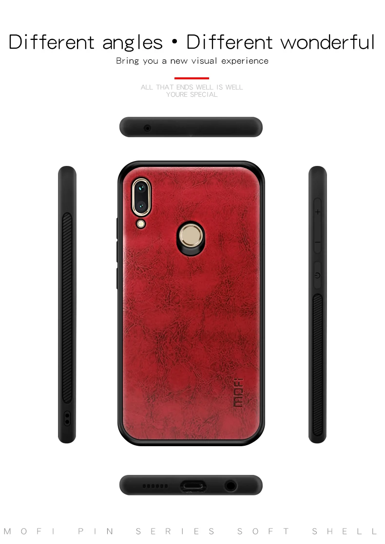 MOFi PU кожа + TPU PC чехол для Huawei Honor Play телефона полная Защита задняя крышка |