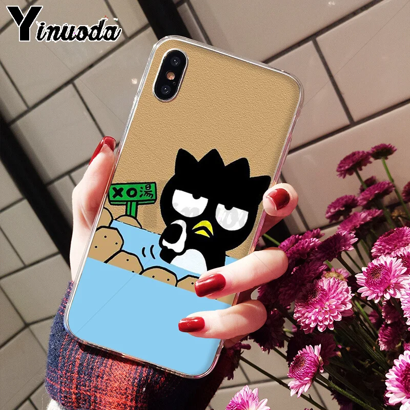 Yinuoda Cool Penguin BAD Марка Badtz Maru DIY Окрашенные красивые чехлы для телефонов Apple iPhone 8 7 6 6S