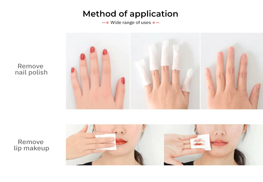 BNG безворсовой салфетки для ногтей Nail Polish Remover Pads Гель-лак для маникюр удаление обертывания хлопок ногтей инструменты безворсовой