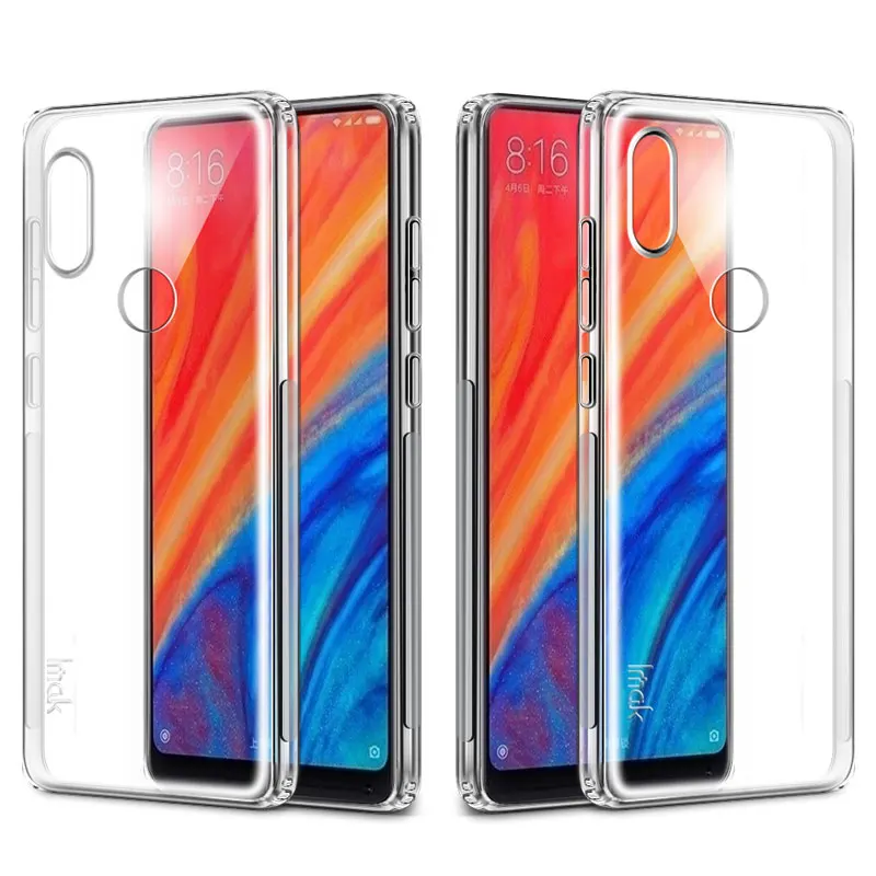 IMAK Супер-тонкий водителя стелс мягкий чехол телефон для Xiaomi MIX 2 s бампер MIX2S случае