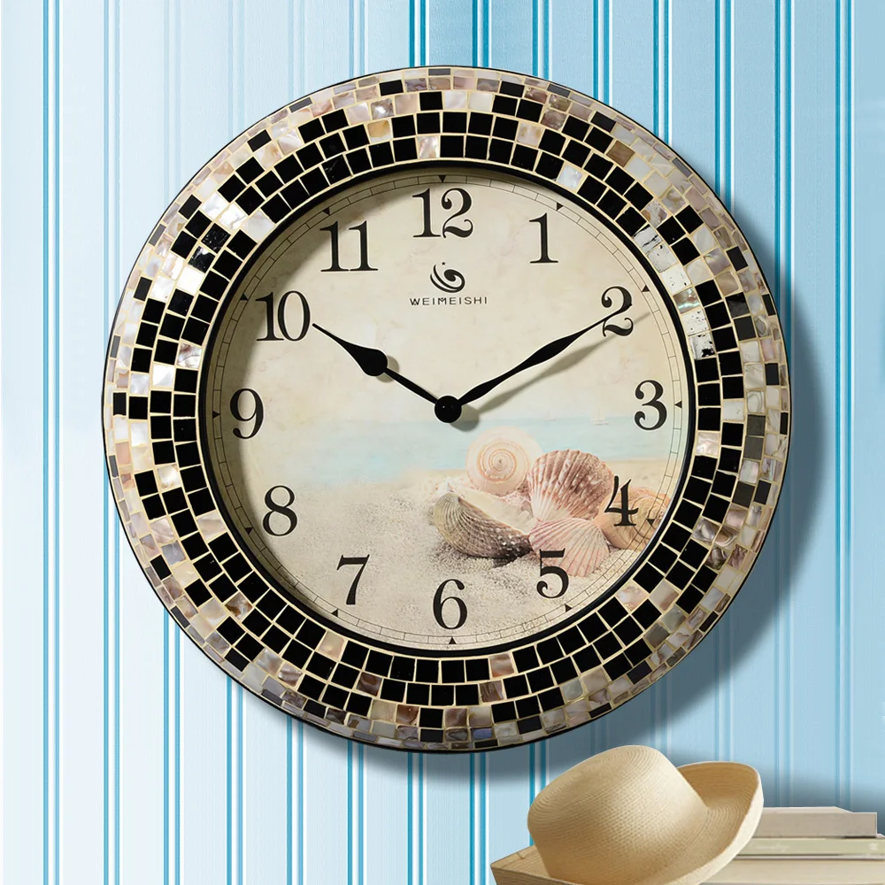 Kindly Arts mute wall clock European antique garden living room bedroom vintage quartz watches | Дом и сад