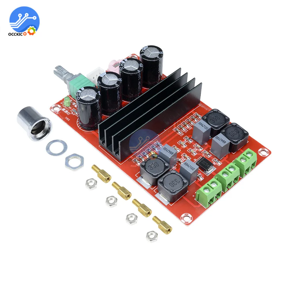 Плата цифрового усилителя звука TPA3116 2*100 Вт 12 24 В|board board|board for arduinoboard digital |