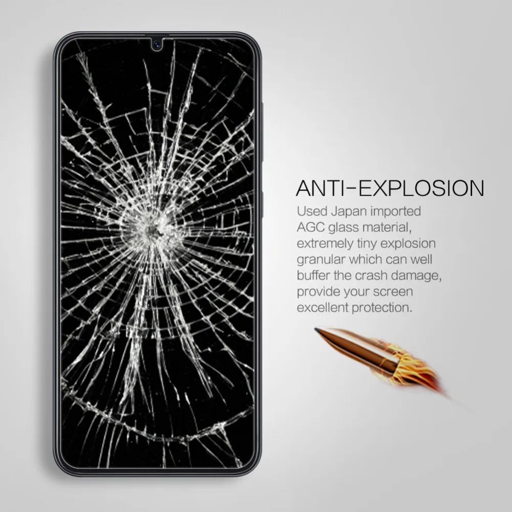 Защитное закаленное стекло Nillkin для samsung A10/A10s/A20/A20e/A30/A30s/A40/A50/A50s/A60/A70/A80/A90