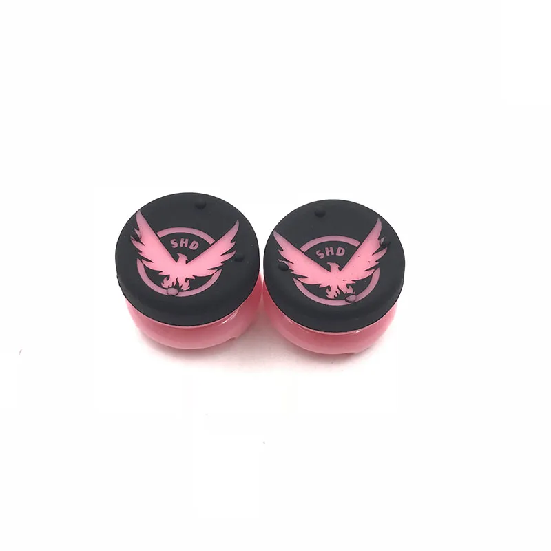Pink 1 пара = 2 шт. для xbox 360 Switch Pro аналоговый джойстик удлинитель накладки на джойстик кнопка для контроллера PS 4 3 - Цвет: Pink