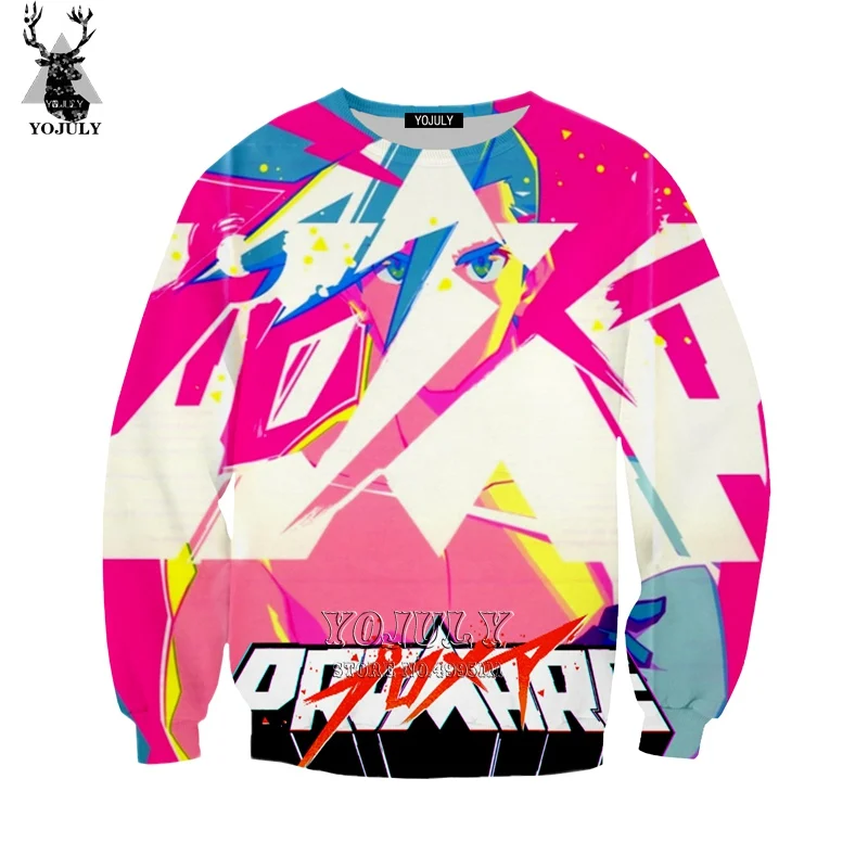 Yojuly 3d печати Для женщин Для мужчин аниме promare Толстовка Harajuku Осень толстовки Повседневное с О-образным вырезом с длинным рукавом Уличная A530 - Цвет: 9