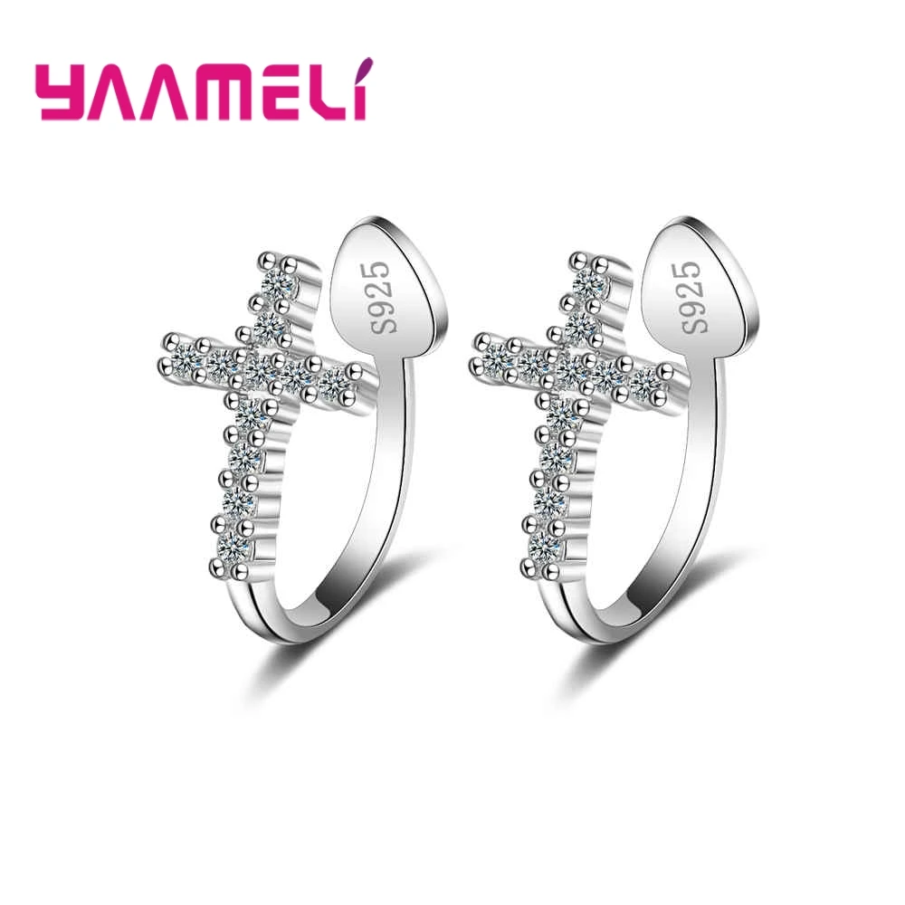 

Hot Sale New Fashion Trend Earrings Brincos Oorbellen Simple Metal Wind Cross Shape Stud Earrings For Women Gift