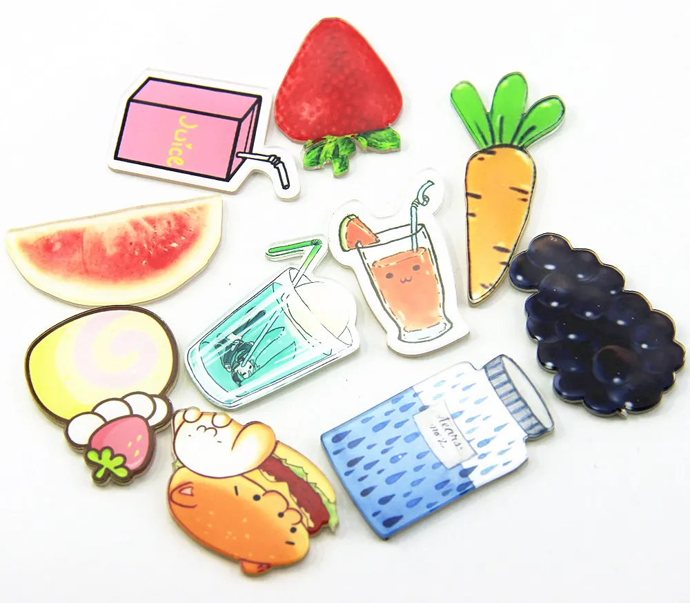 1 шт. Новое поступление значки с героями мультфильмов Творческий Морс акриловые