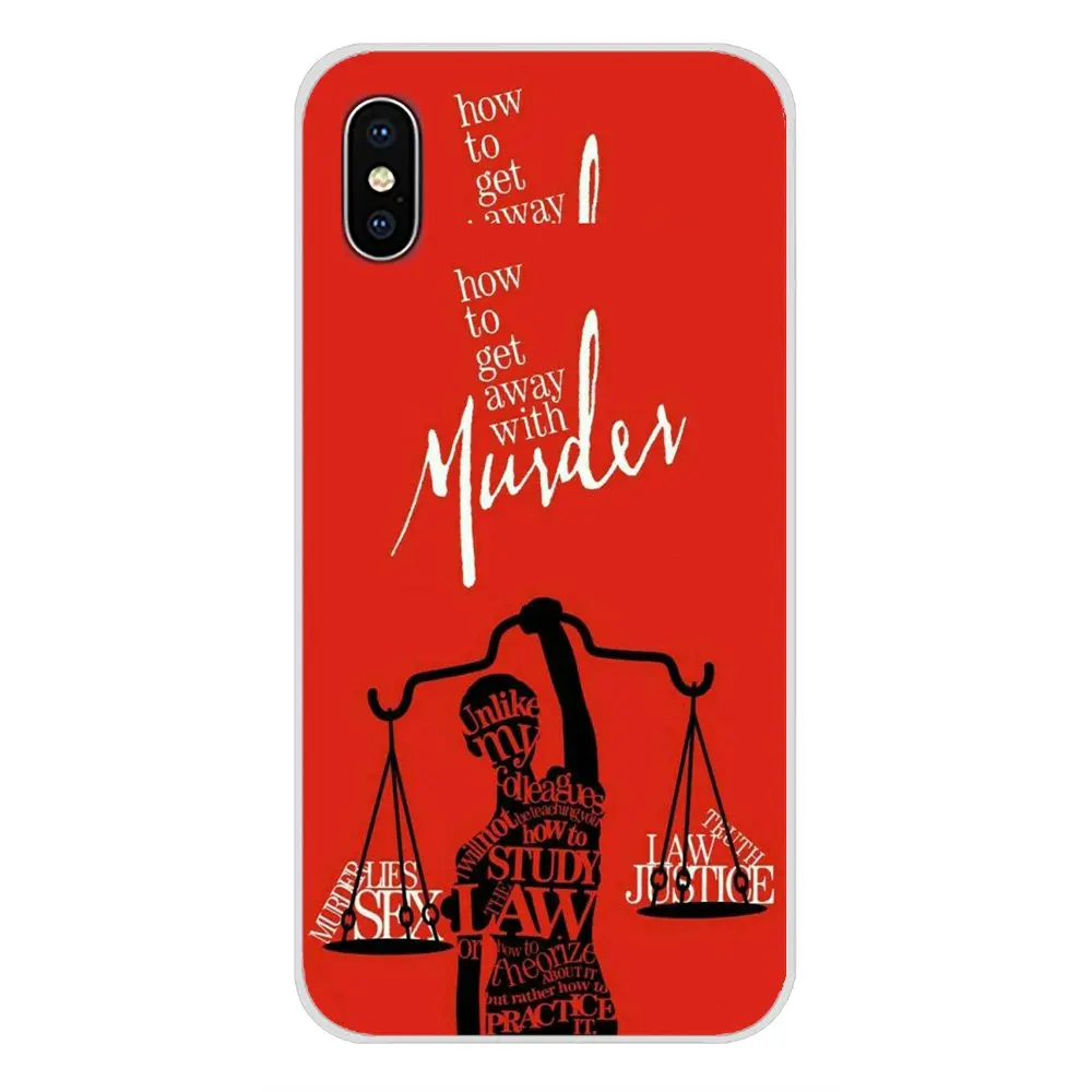 For Samsung Galaxy S4 S5 MINI S6 S7 edge S8 S9 S10 Plus Note 3 4 5 8 9 Accessories Skin Case fashion How to Get Away with Murder | Мобильные