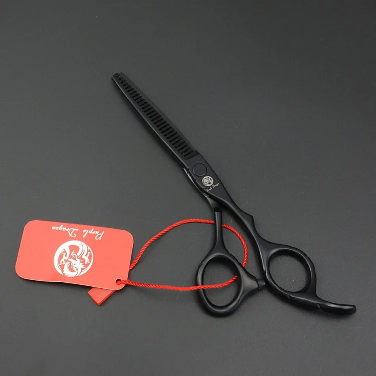 thinning Scissor 5,5 в такой стране, как. Профессиональные ножницы для волос набор, черные прямые и филировочные ножницы набор, высокое качество для парикмахеров - Цвет: thinning Scissor
