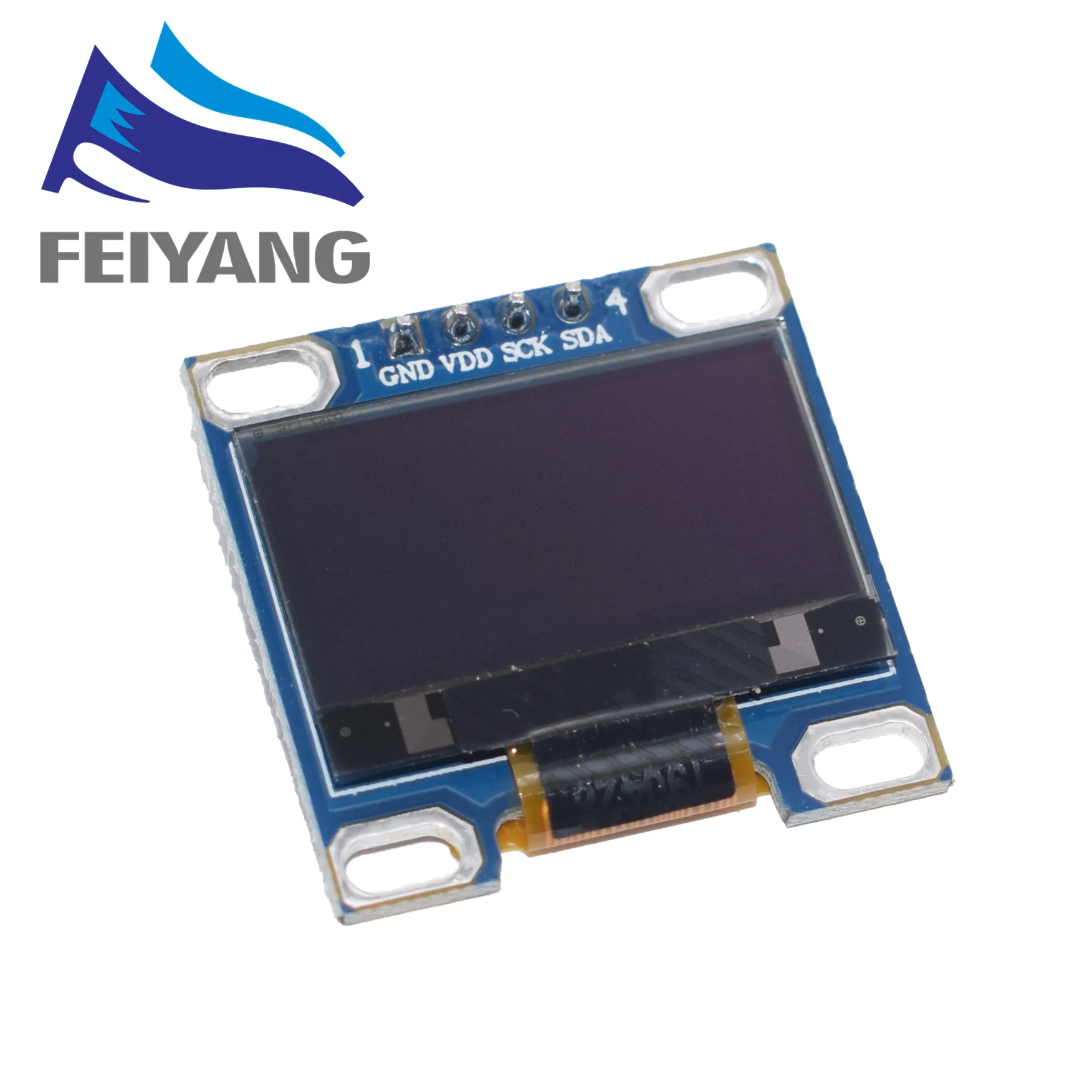 0,96 дюймов IIC Серийный белый OLED дисплей модуль 0,9" OLED IEC SSD1315 12864 плата с ЖК-экраном GND VCC SCL SDA 0,96" для arduino
