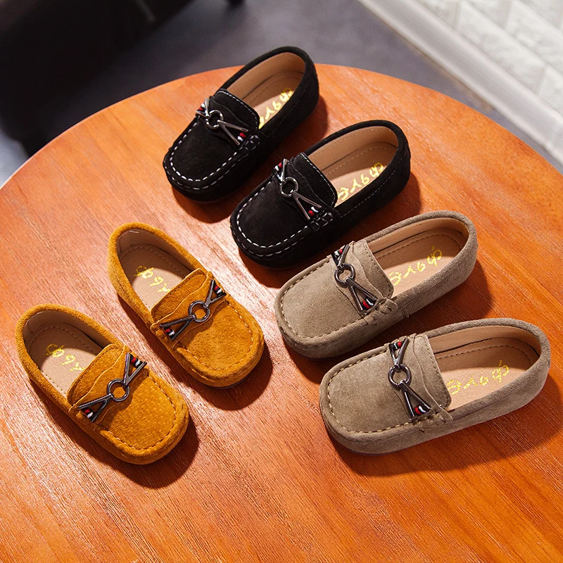 APTESOL Высокое качество детская из свиной кожи повседневная обувь классические