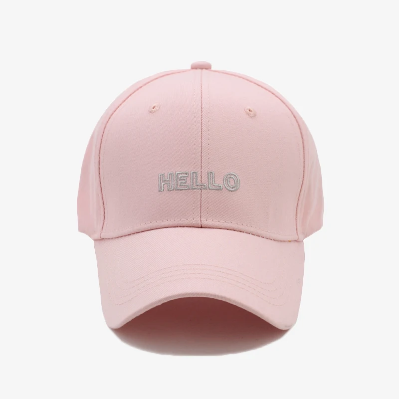 COKK Женская кепка Snapback с надписью Hello K Pop хлопковые бейсбольные шапки для женщин мужчин шляпа папы костяная Мужская Новая летняя хип-хоп кепка s