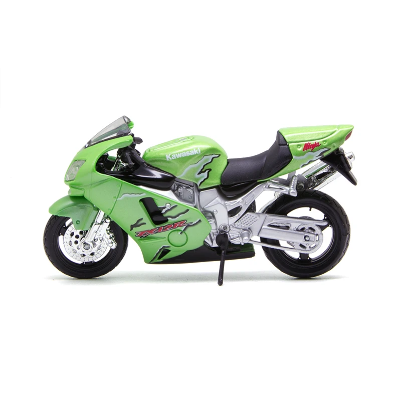 Maisto 1:18 moto rcycle модели Kawasaki Ninja ZX12R зеленый мото литой пластик мото миниатюрная гоночная игрушка для коллекции подарков
