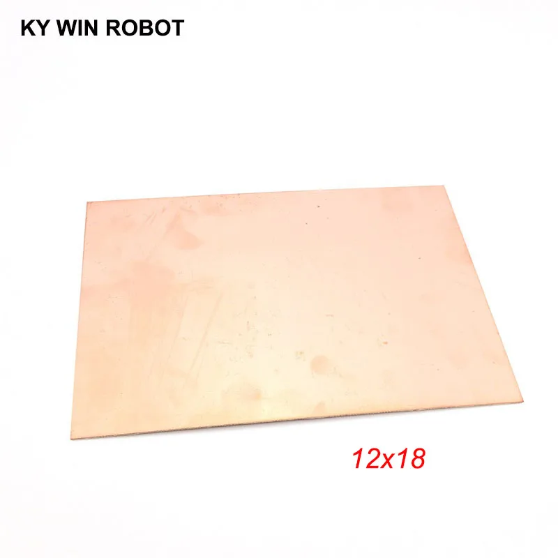 1 шт. FR4 PCB 12*18 см односторонняя медная плакированная пластина DIY Kit ламинированная