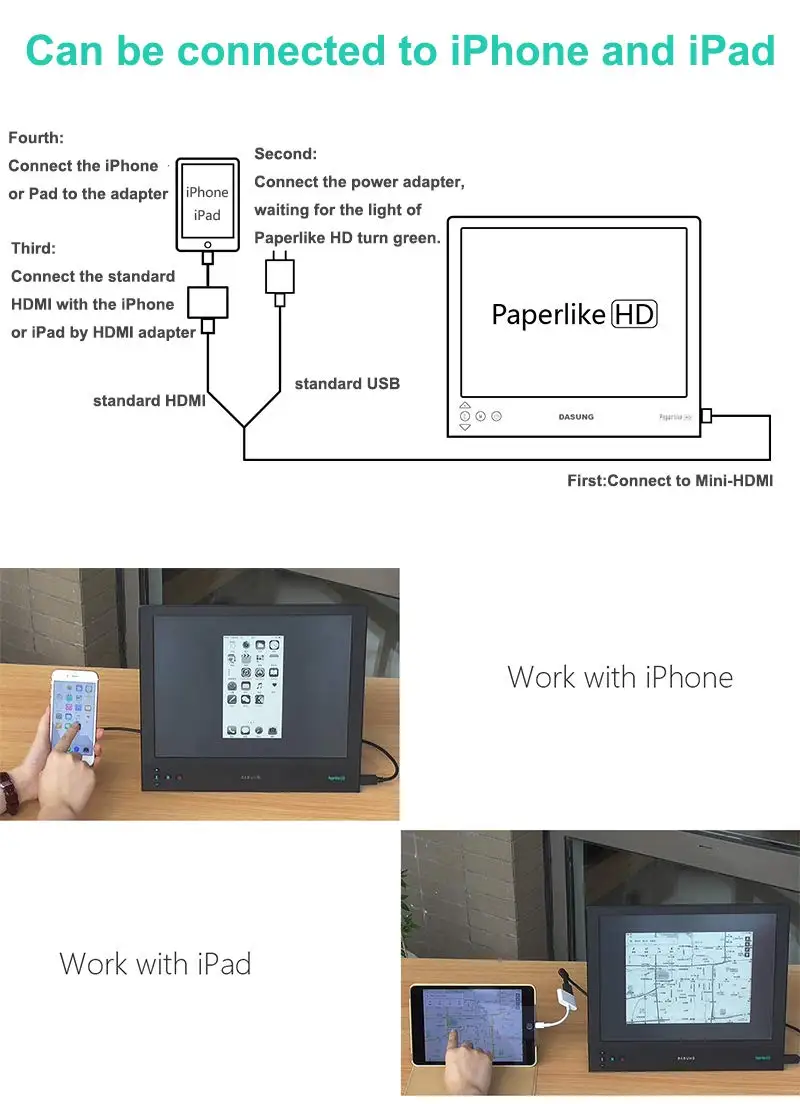 13,3 дюймов 2200x1650 2K HD E Ink сенсорный монитор бумага как электронная книга бумага чернильный экран Мигающий Дисплей DASUNG защита глаз