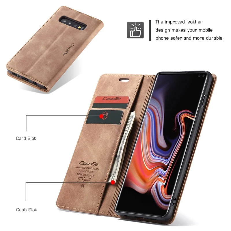 Для samsung Galaxy A20 A30 A40 A50 A70 Роскошный Ретро Магнитный Флип-кошелек кожаный чехол для samsung M10 M20 противоударный PU Чехол