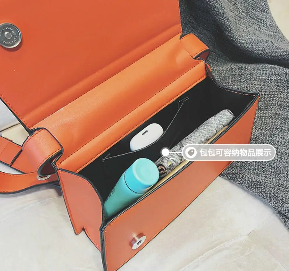 

European Retro Fashion Ladies Square bag 2018 New Quality PU Leather Women's Designer Handbag Wide Shoulder Strap Shoulder bags