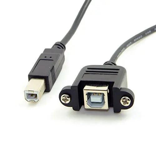 USB 2 0 B Тип папа к женскому принтеру сканер жесткий диск удлинитель Кабель с