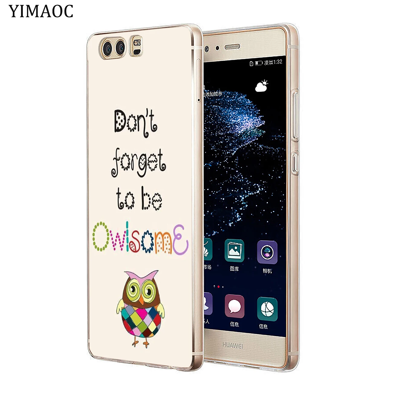 Мягкий силиконовый чехол YIMAOC для телефона Huawei P30 P20 Pro P10 P9 P8 Lite 2016 2017 P smart Z 2019 |