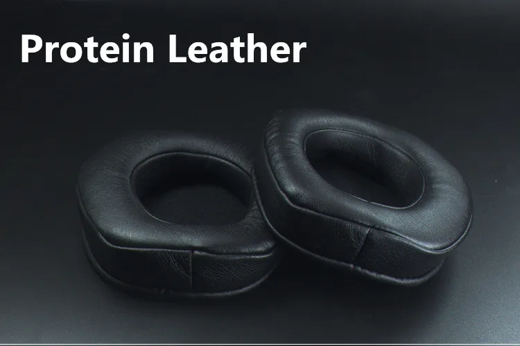 Protein Leather Замена овчины протеина пены амбушюры подушки для DENON AH-D600 AHD7100 вкладыши для наушников Высокое качество - Цвет: Protein Leather
