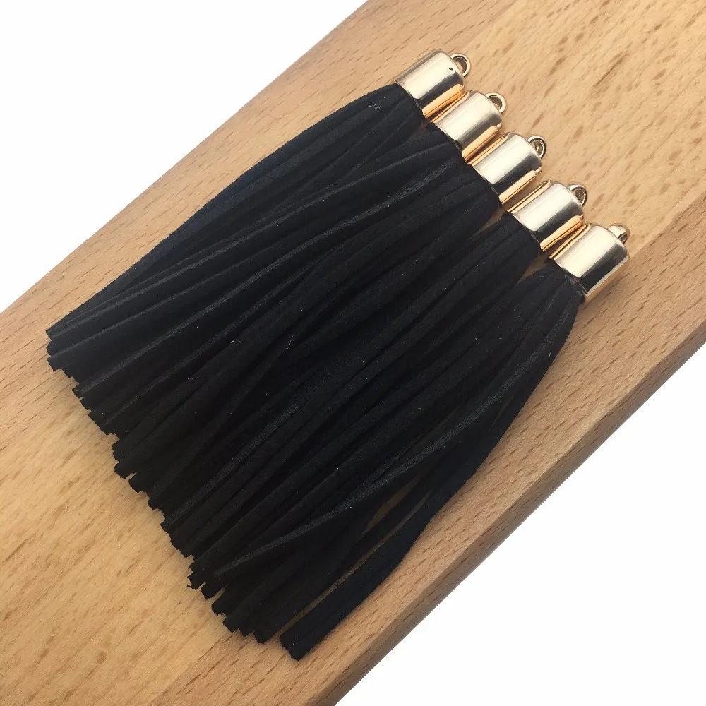 CHENGRUI L68 9cm suede tassels brush curtain craft earring findings fringe shadow curtains fabric 10pcs/bag | Дом и сад