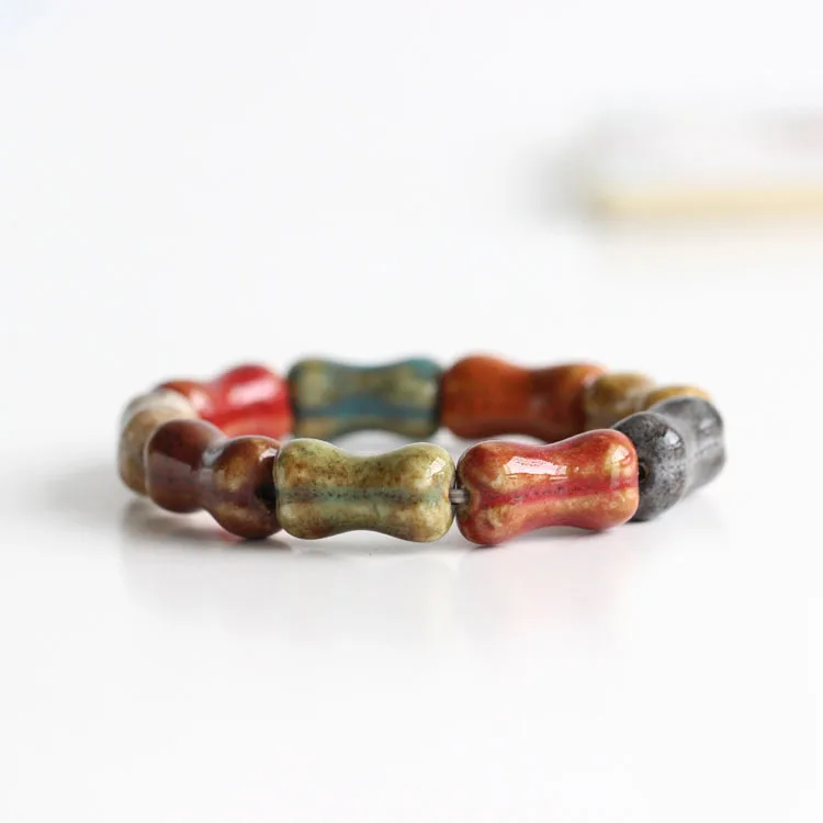 Fashion 2016 Bracelets For Women Ethnic Style Lady Women's Handmade Porcelain Beads Rope Free Shipping #5264 | Украшения и