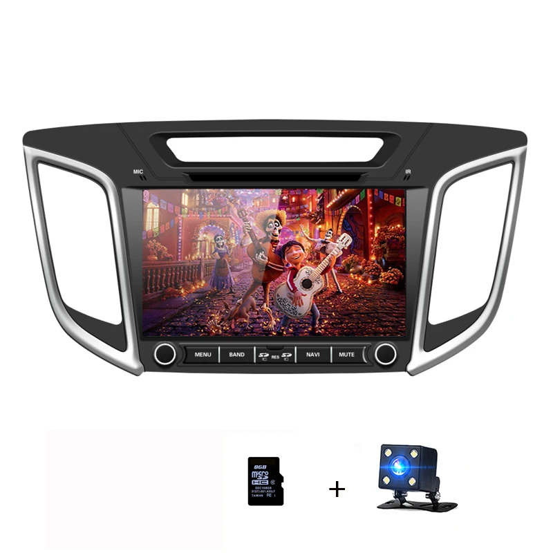 2Din автомобильный Радио DVD gps плеер для hyundai Creta IX25 2014 2015 2016 2017 2018 сенсорный экран