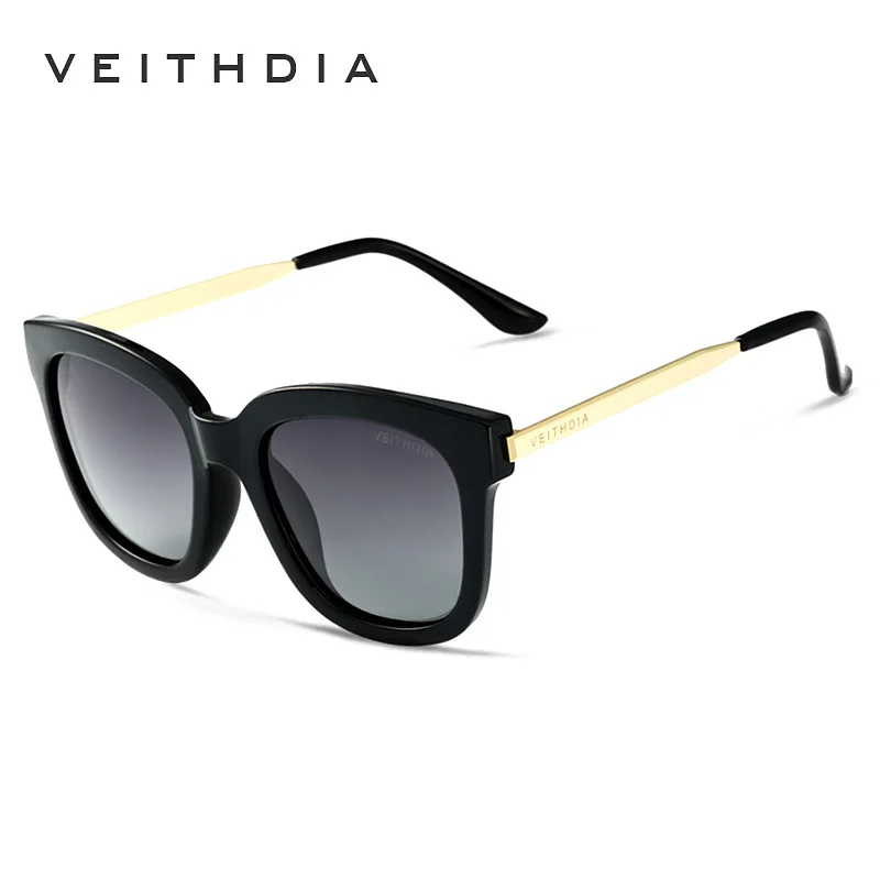 VEITHDIA с УФ защитой TR90 Для женщин солнцезащитные очки поляризованные зеркальные