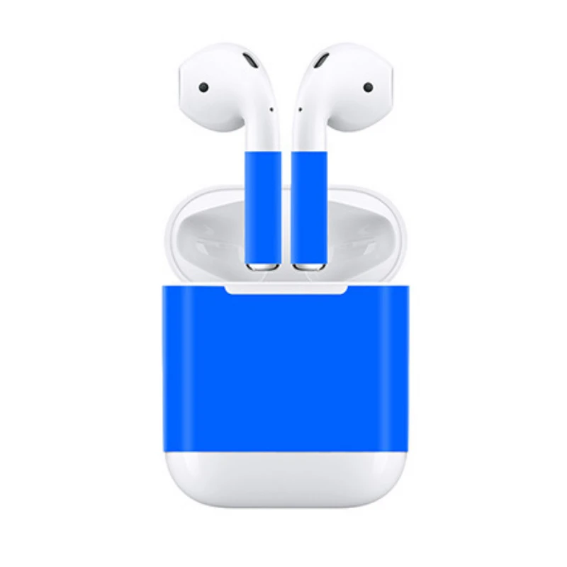Съемная наклейка из ПВХ для Apple Airpods на кожу чехол аксессуары наушников защитные