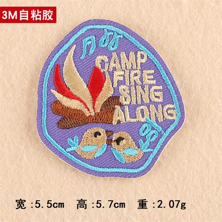 Прочно держаться на поверхности 10 шт. вышитые патчи железные джинсовое пальто