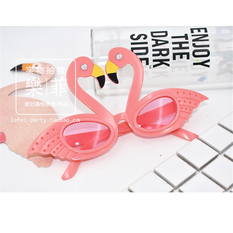 1 шт. милые забавные розовые очки Фламинго Новинка день рождения Вечеринка