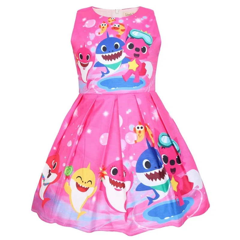 Костюм акулы для маленьких девочек платья принцессы подарок на День