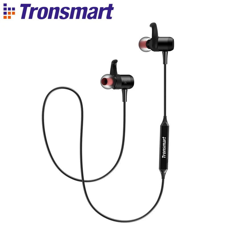 Магнитные bluetooth наушники Tronsmart Encore S1 со встроенным микрофоном время