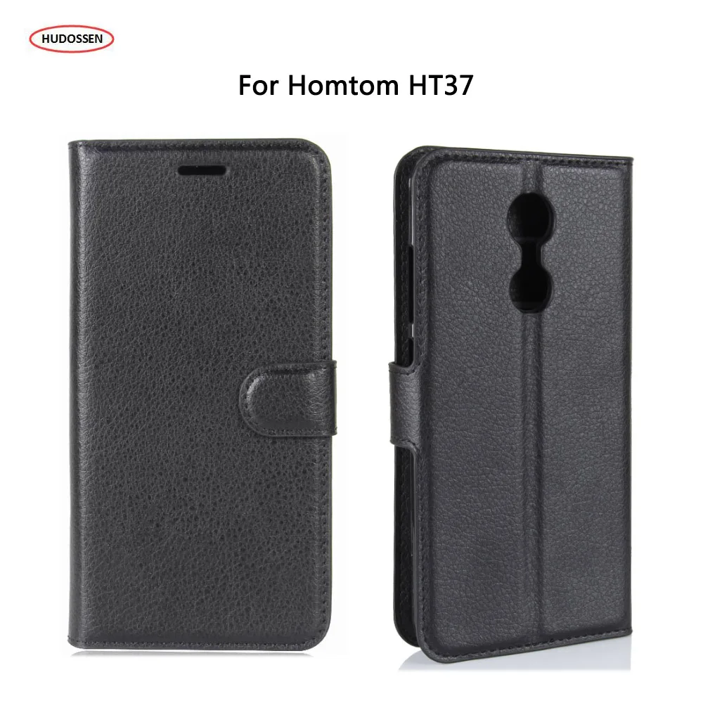 HUDOSSEN Для Doogee Homtom HT37 чехол роскошный Флип PU кожаный силиконовый для телефона Чехлы