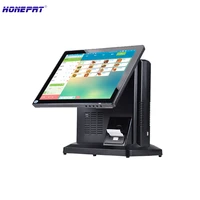 new pos computer system cash register with 80mm pos printer cash drawer for retail hs 650