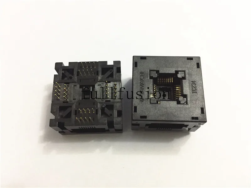 IC234 0324 044 QFP32P 0 8 мм Шаг Yamaichi IC Тесты гнездо величина тела ИС 7x7 гореть в