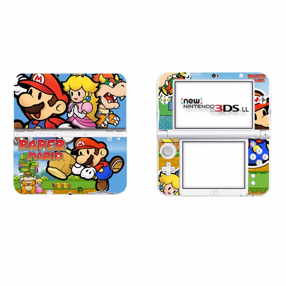 Виниловая наклейка на обложку Super Mario для NEW 3DS XL, защитная пленка s для NEW 3DS LL