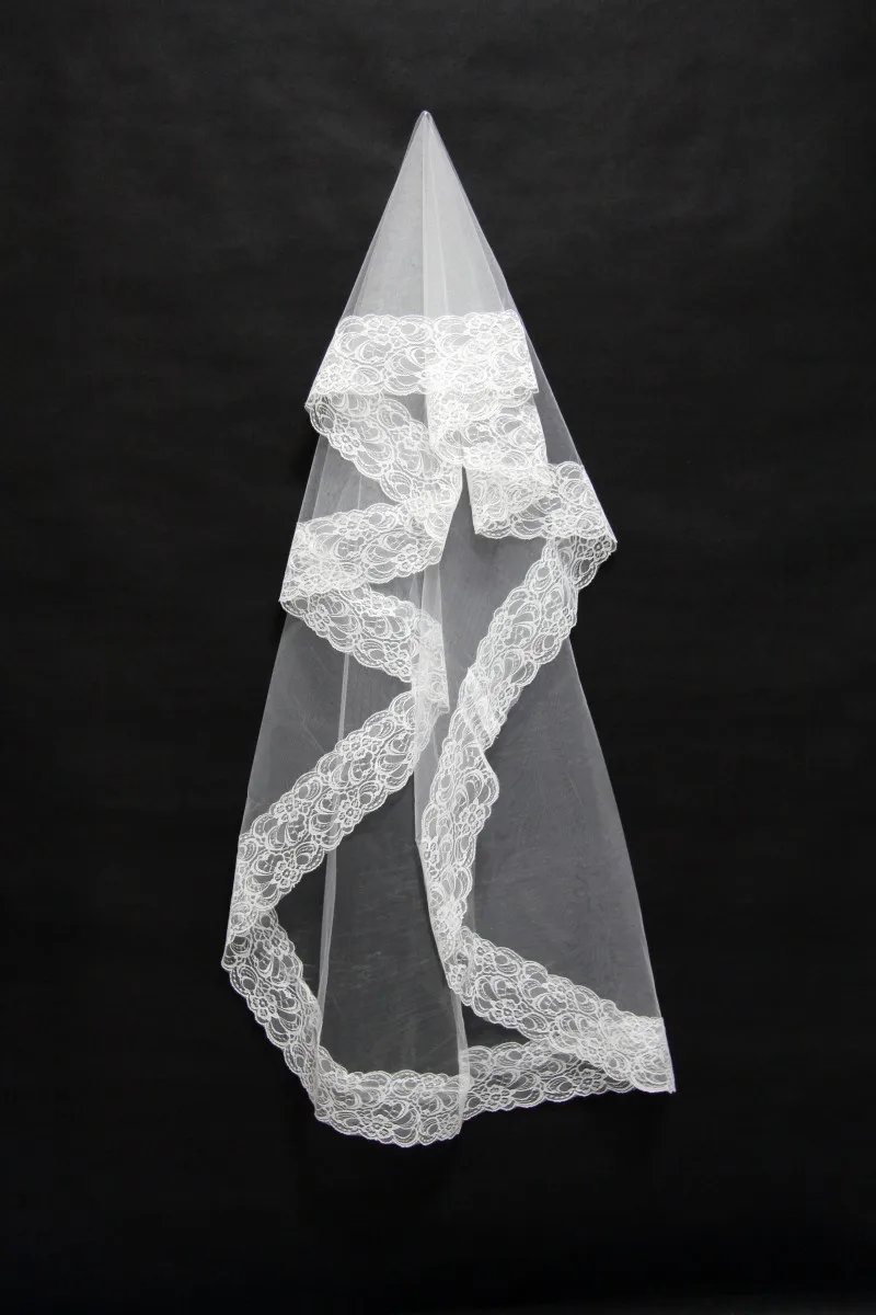 Элегантный Свадебная Фата Для Невесты Белый/слоновая кость Свадебные Аксессуары
