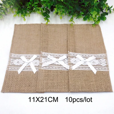 pouch 3 30 см X 10 м винтажный Натуральный Холщовый джутовый льняной Свадебная настольная дорожка Рождественская ткань столовая Ресторанный стол гаджет домашний декор - Цвет: pouch 3