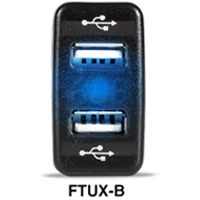 FTUX-B Специальное автомобильное зарядное устройство для Toyota, старая версия, двойной порт, USB, быстрая зарядка, светодиодный дисплей, 12-24 В, автомобильное зарядное устройство для Corolla/Prado/eiz - Название цвета: FTUX-B