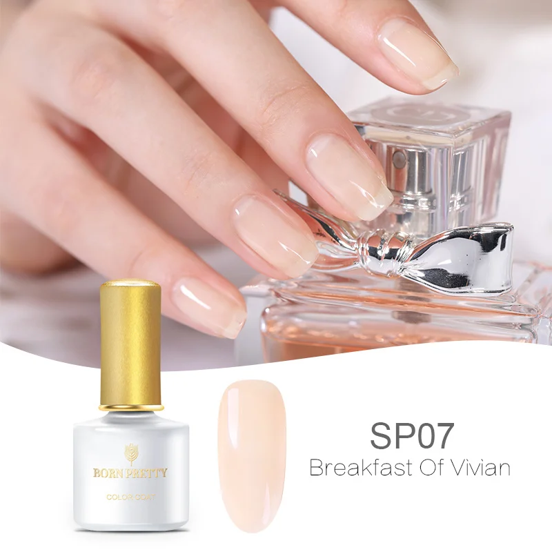 BORN PRETTY Opal Jelly Гель-лак для ногтей 6 мл полупрозрачный белый розовый лак замочить от маникюра УФ-гель для дизайна ногтей лак - Цвет: Pink-SP07