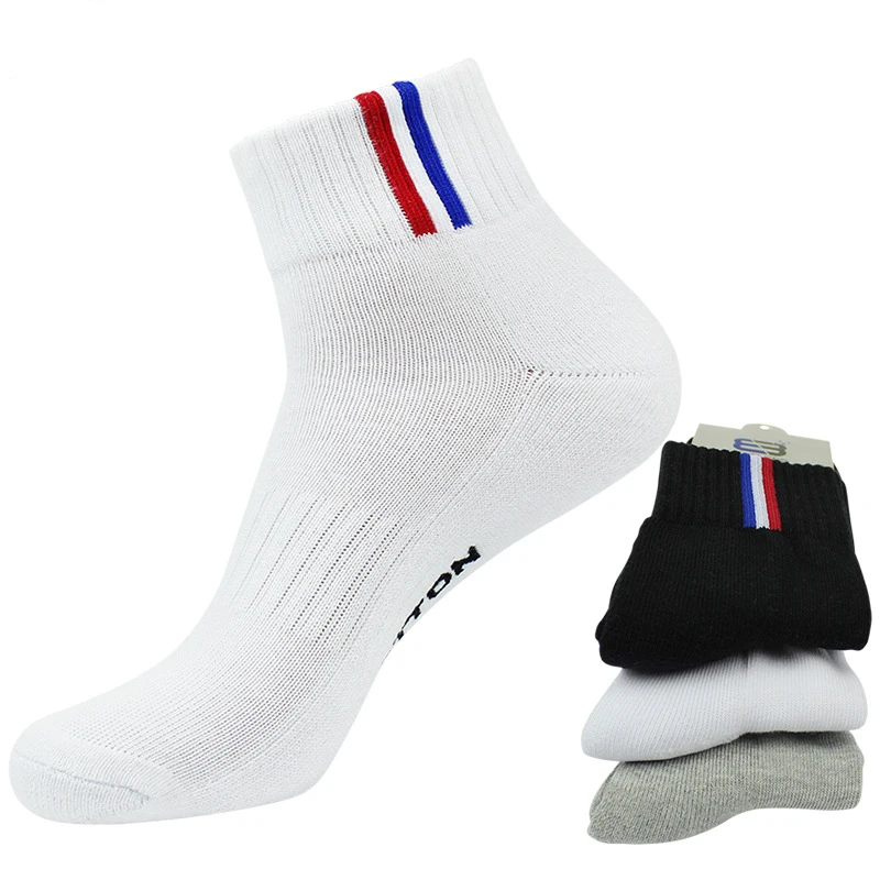 

New High Quality Men Outdoor Sport Elite Cotton Running Socks Men Towel Bottom Cycling Basketball Socks Men's Sport Socks