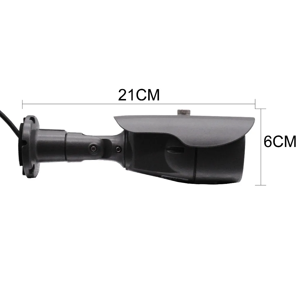 Сети проводной открытый Водонепроницаемый CCTV Камера 2.8 мм PAL NTSC IP 1080 P