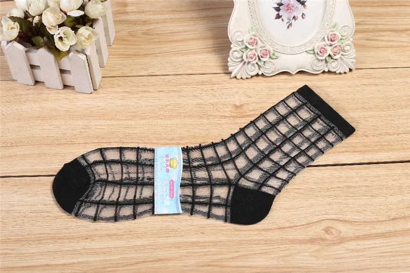 Shishangyouhuo 4 шт. = 2 пара/лот Comfy Sheer Шелковые летние ботильоны прозрачный кристалл Кружево Для женщин Calcetines Носки для девочек горячая девушка Meias cw04