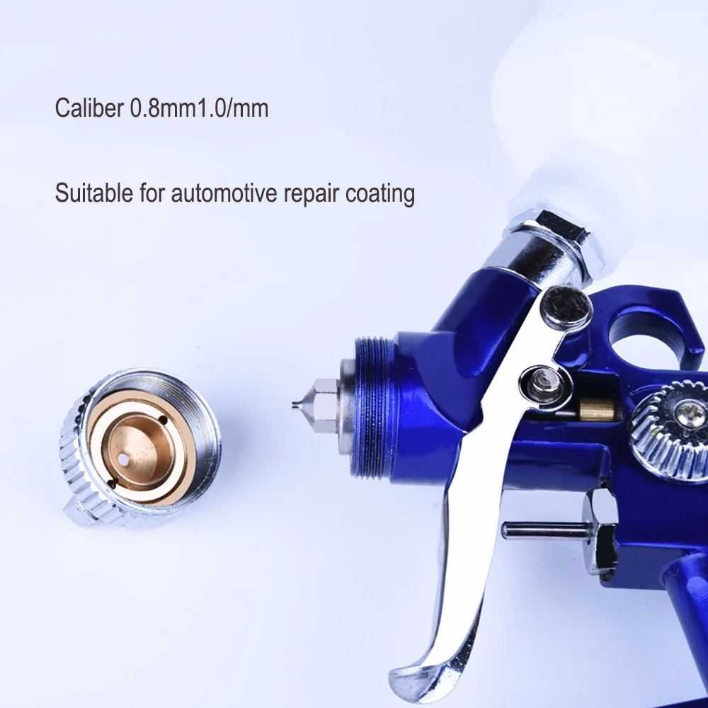 

HVLP H-2000 Spray Gun 0.8 1.0mm Nozzle Set Gravity DIY Painting Airbrush Cars Painting Furnitures Car Auto Repair Tool