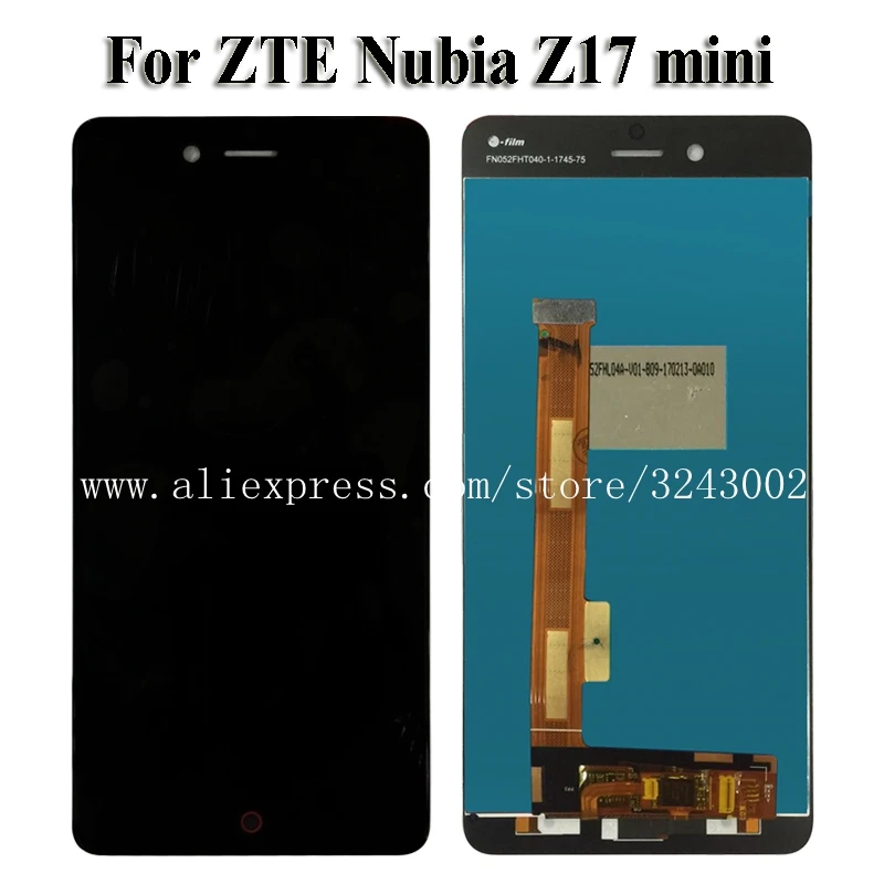 Для ZTE Нубия Z17 мини ЖК дисплей Дисплей Сенсорный экран планшета Панель сборки 5.2