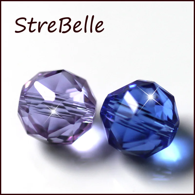 AAA 10 мм 100 шт оптом и в розницу красивые модные стеклянные граненые круглые бусины