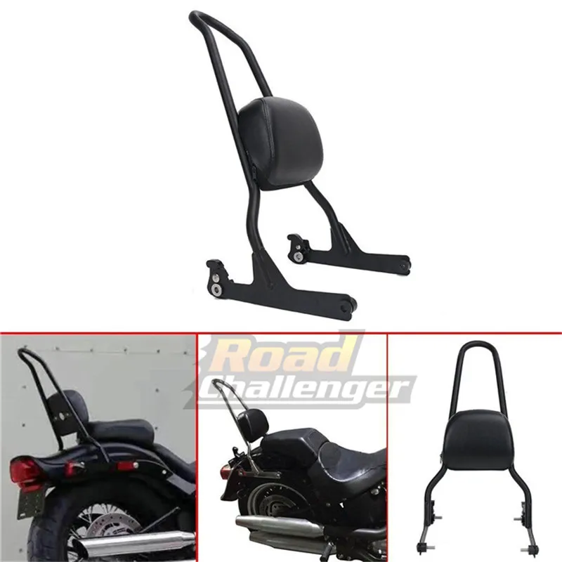 Багажная стойка с шипами для пассажирской спинки подушка мотоцикла 2007 2017 Harley Fatboy