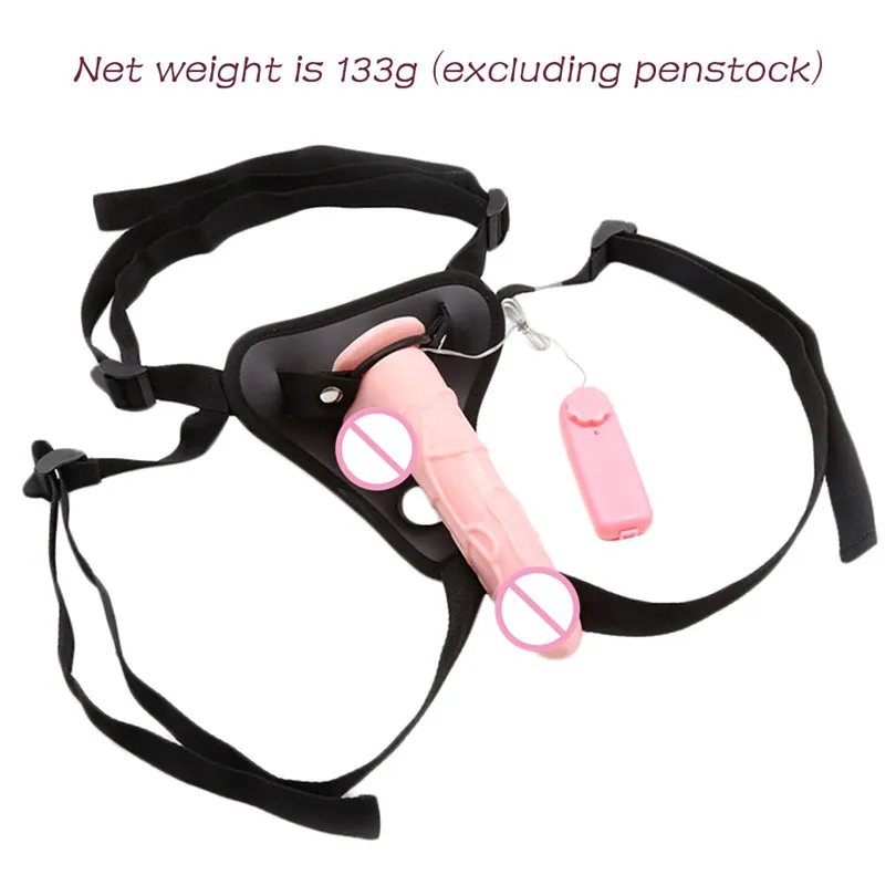 Страпон в виде пениса Вибратор на присоске страпон ремешок для дилдо член брюки