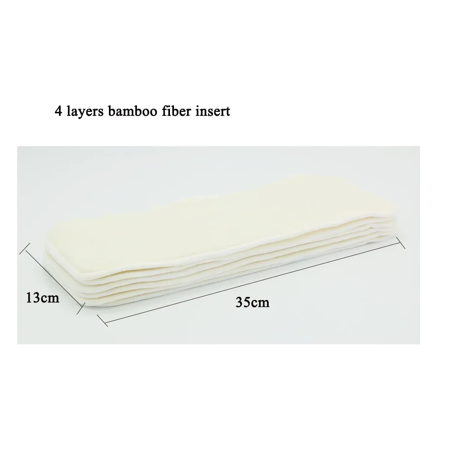 10 шт. многоразовые подгузники из бамбукового волокна 35 х13 см|baby nappy inserts|diaper insertnappy